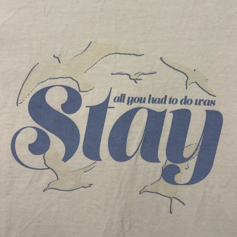Taylor Swift 1989 Taylor's Version Stay Tee M Official Merch Yellow Graphic Top - Picture 6 of 16